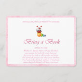 ピンクが本の虫を呼ぶ エンクロージャーカード (正面)