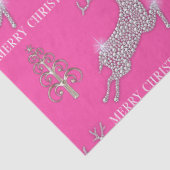 ピンクきらめくのクリスマスにダイヤモンドのトナカイ 薄葉紙 (詳細)