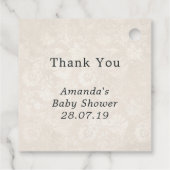 ピンクきらめくのバラ フェイバータグ (裏面)