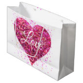 ピンクきらめくの続編、ラブグラフィティバレンタイン ラージペーパーバッグ (正面アングル)