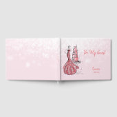 ピンクきらめく色 ゲストブック (全面)