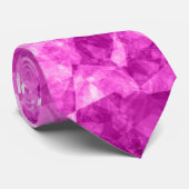 ピンクくしゃくしゃしたテクスチャ ネクタイ (ロール)