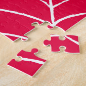 ピンクくもの巣 ジグソーパズル (側面)