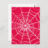 ピンクくもの巣 ポストカード (正面/裏面)