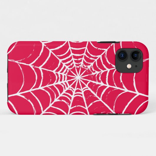 ピンクくもの巣 Case-Mate iPhoneケース (裏面(横))