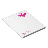 ピンクこうもり ノートパッド (アングル)