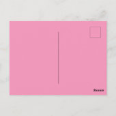 ピンクさくらんぼの花々がデートを救う ポストカード (裏面)