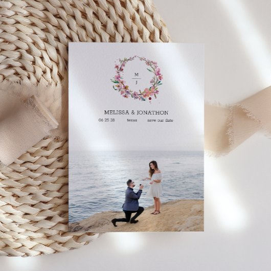 ピンクさくらんぼの花のフローラ画像の保存日付 セーブザデート