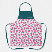 ピンクさくらんぼエプロン エプロン (正面)
