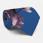 ピンクさくらんぼツリーブロッサムタイ ネクタイ (ロール)