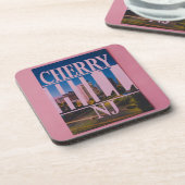 ピンクさくらんぼヒルNJワードコースター コースター (左側)