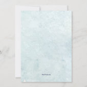 ピンクさくらんぼブラウス結婚式招待状 招待状 (裏面)