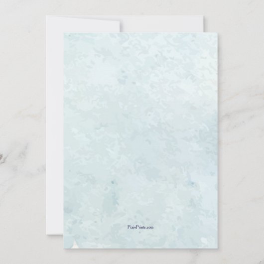 ピンクさくらんぼブラウス結婚式招待状 招待状 (裏面)