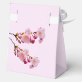 ピンクさくらんぼブロッサムサンキュー誕生祝い フェイバーボックス (裏面)