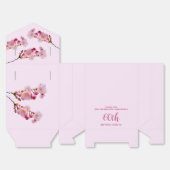 ピンクさくらんぼブロッサムサンキュー誕生祝い フェイバーボックス (見開き)