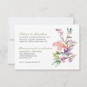 ピンクさくらんぼブロッサムフローラたった今結婚しました (裏面)