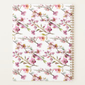 ピンクさくらんぼブロッサムフローラウェディングプランナー プランナー手帳 (裏面)