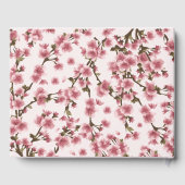 ピンクさくらんぼブロッサムフローラブライダルシャワー ゲストブック (裏面)