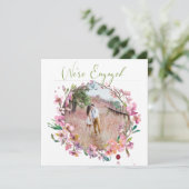 ピンクさくらんぼブロッサムフローラ追加フォト婚約 (スタンド正面)