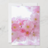 ピンクさくらんぼブロッサムマザーズデイブランチ招待状 招待状 (裏面)