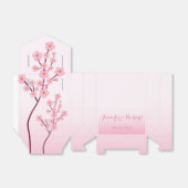 ピンクさくらんぼブロッサム桜ブランチ結婚ズ フェイバーボックス (折り畳みなし)