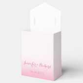 ピンクさくらんぼブロッサム桜ブランチ結婚ズ フェイバーボックス (オープン)