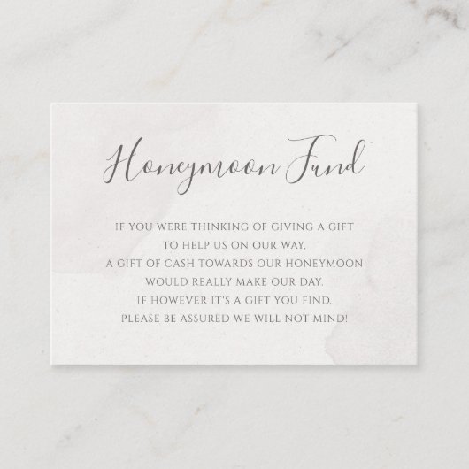 ピンクさくらんぼブロッサム結婚フローラのハネムーン基金 エンクロージャーカード (正面)