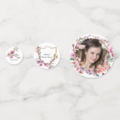 ピンクさくらんぼブロッサム結婚フローラの紙吹雪 コンフェッティ (正面)