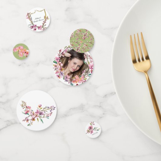 ピンクさくらんぼブロッサム結婚フローラの紙吹雪 コンフェッティ (グループ)