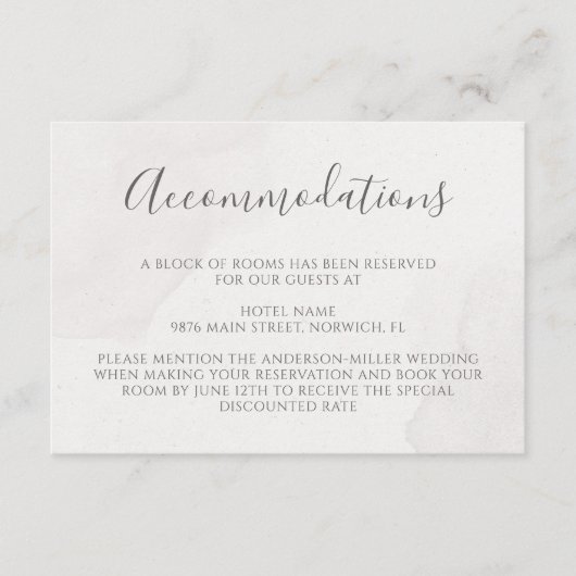 ピンクさくらんぼブロッサム結婚フローラ宿泊施設 エンクロージャーカード (正面)