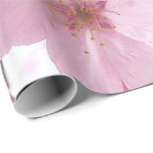 ピンクさくらんぼブロッ日本のサムフェスティバルハッピー花見 ラッピングペーパー (ロールコーナー)