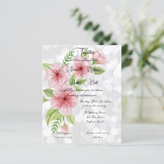 ピンクさくらんぼ結婚の花 (スタンド正面)