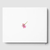 ピンクさくらんぼ結婚の花 ゲストブック