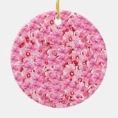 ピンクさくらんぼ花ズ卒業記念 セラミックオーナメント (裏面)