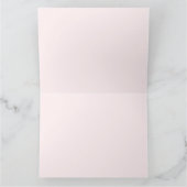 ピンクさくらんぼ花フローラ カード (内部)