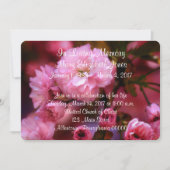 ピンクさくらんぼ花記念事業発表 招待状 (正面)