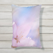 ピンクさくらんぼ花 アウトドアクッション (正面(縦))