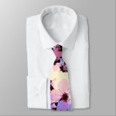 ピンクさくらんぼ花 ネクタイ (タイ)