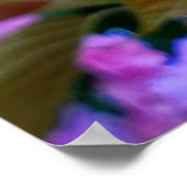 ピンクさくらんぼ花 ポスター (角)