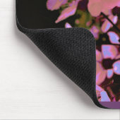 ピンクさくらんぼ花 マウスパッド (コーナー)