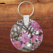 ピンクさくらんぼ花/桜/サクラ(桜) キーホルダー (正面)