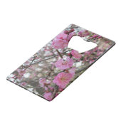 ピンクさくらんぼ花/桜/サクラ(桜) クレジットカード栓抜き (裏面アングル)
