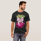 ピンクさくらんぼ Tシャツ (正面フル)