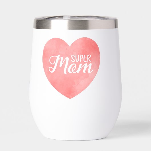 ピンクすごいの水の色のハートの母の日 (背面)