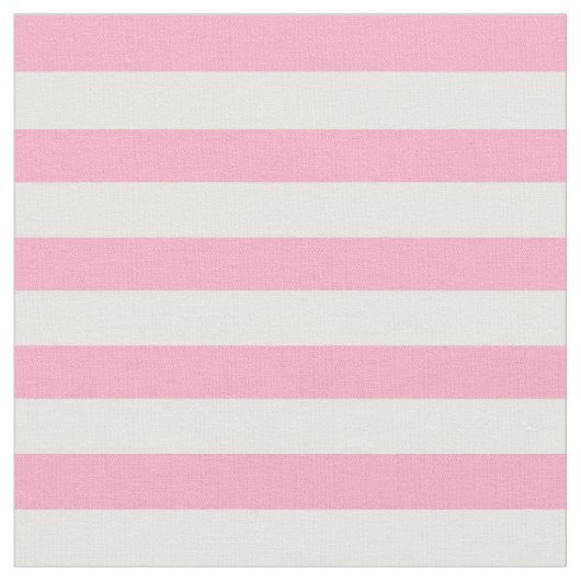 ピンクそして白くストライプのな生地 ファブリック (クローズアップ)