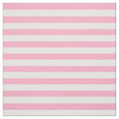 ピンクそして白くストライプのな生地 ファブリック (見本)