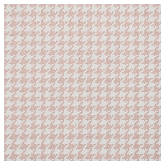 ピンクそして白く千鳥格子ので幾何学的なパターン ファブリック (見本)