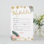 ピンクそりのクリスマスベビーシャワーベビー予測 (スタンド正面)