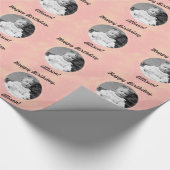 ピンクそれを個人化して下さい ラッピングペーパー (角)