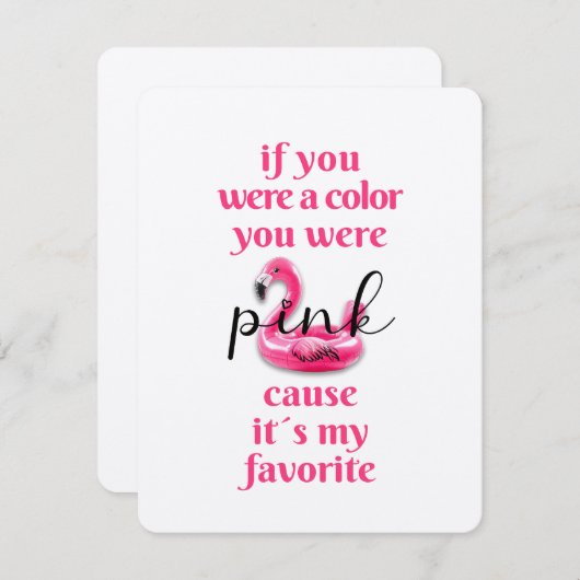 ピンクだったな (正面/裏面)